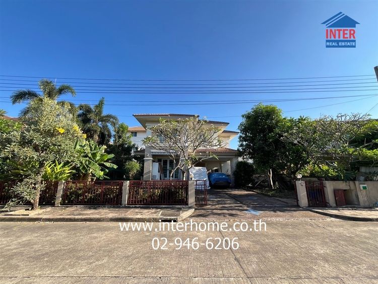 บ้านเดี่ยว 2 ชั้น 121 ตร.ว. หมู่บ้านเดอะวอเตอร์เฮ้าส์ ซอยกาญจนาภิเษกซอย5 ถนนกาญจนาภิเษก ถนนเพชรเกษม เขตบางแค กรุงเทพมหานคร