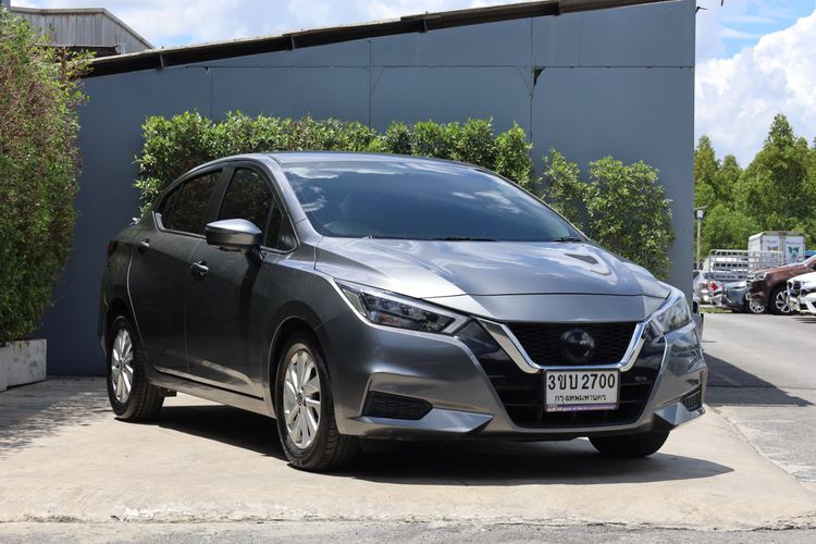 Nissan Almera 2022 1.0 V Sedan เบนซิน ไม่ติดแก๊ส เกียร์อัตโนมัติ เทา รูปที่ 4