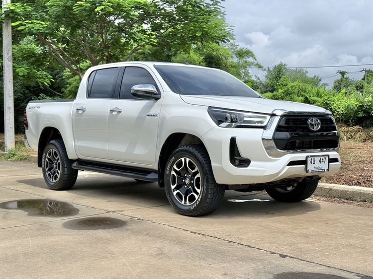 Toyota Hilux Revo 2020 Double Cab 2.4 High Prerunner Pickup ดีเซล เกียร์อัตโนมัติ ขาว รูปที่ 2