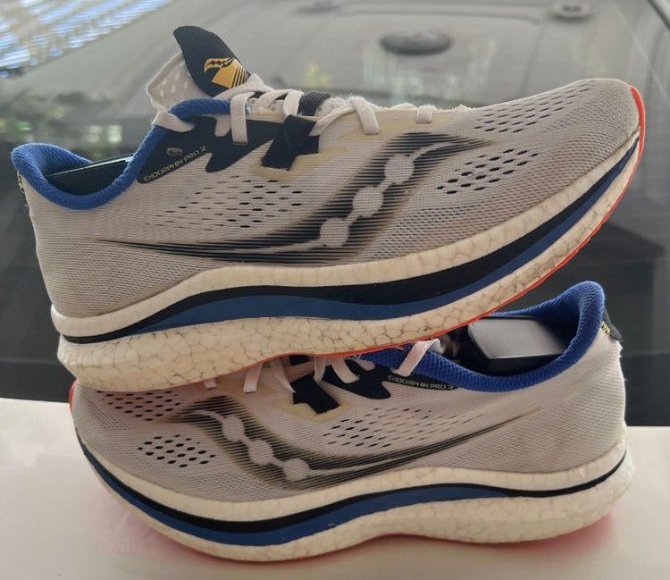ขายถูก Saucony Endorphin Speed 3 size 40.5-255cm ของแท้ สภาพสวย เบามาก ใส่นิ่มสบาย รูปที่ 12