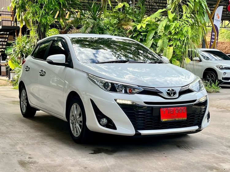 Toyota Yaris 2018 1.2 G Sedan เบนซิน ไม่ติดแก๊ส เกียร์อัตโนมัติ ขาว รูปที่ 3