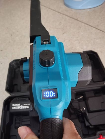 เลื่อยโซ่ไร้สาย Makita 8 นิ้ว มอเตอร์ไร้แปรง แบตเตอรี่299V 2ก้อน เก็บปลายทาง รูปที่ 6