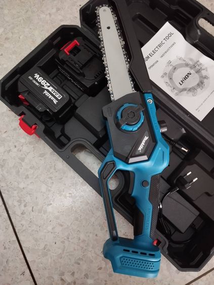 เลื่อยโซ่ไร้สาย Makita 8 นิ้ว มอเตอร์ไร้แปรง แบตเตอรี่299V 2ก้อน เก็บปลายทาง รูปที่ 3
