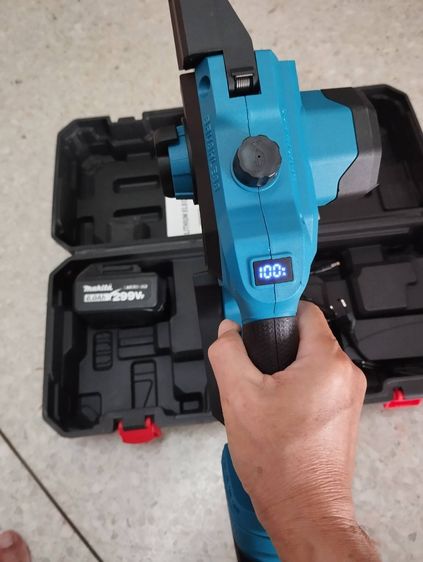 เลื่อยโซ่ไร้สาย Makita 8 นิ้ว มอเตอร์ไร้แปรง แบตเตอรี่299V 2ก้อน เก็บปลายทาง รูปที่ 7