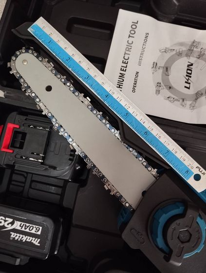 เลื่อยโซ่ไร้สาย Makita 8 นิ้ว มอเตอร์ไร้แปรง แบตเตอรี่299V 2ก้อน เก็บปลายทาง รูปที่ 2