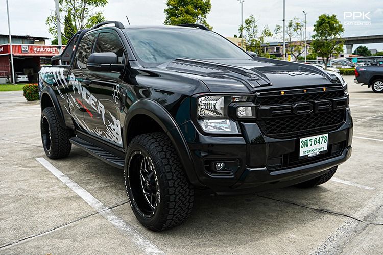 Ford Ranger 2024 2.0 Hi-Rider XL+ Pickup ดีเซล ไม่ติดแก๊ส เกียร์ธรรมดา ดำ รูปที่ 3