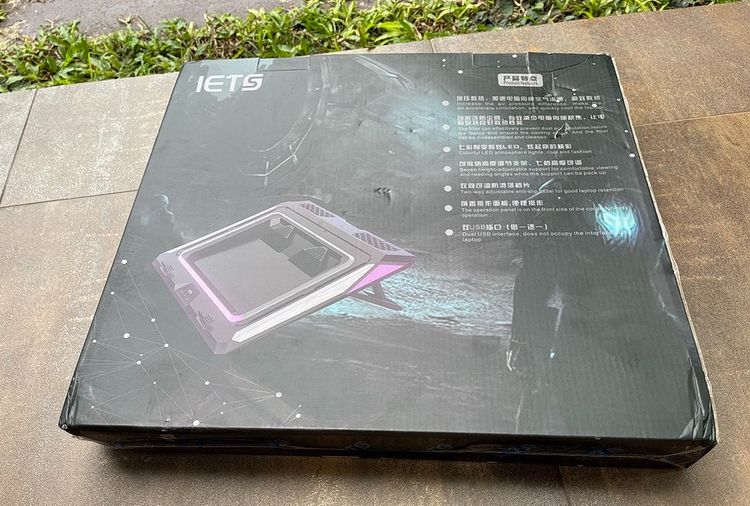 พัดลมระบายความร้อน โน๊ตบุ๊ค IETS GT300 Double Blower Laptop 15-17 นิ้ว รูปที่ 6