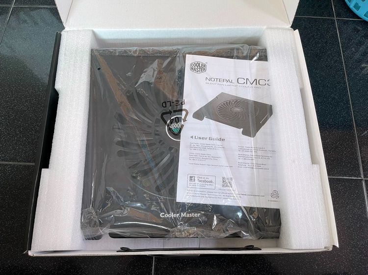 แท่นวาง Note Book ระบายความร้อนยี่ห้อ Cooler Master Cooling Pad Notepal CMC3 รูปที่ 3