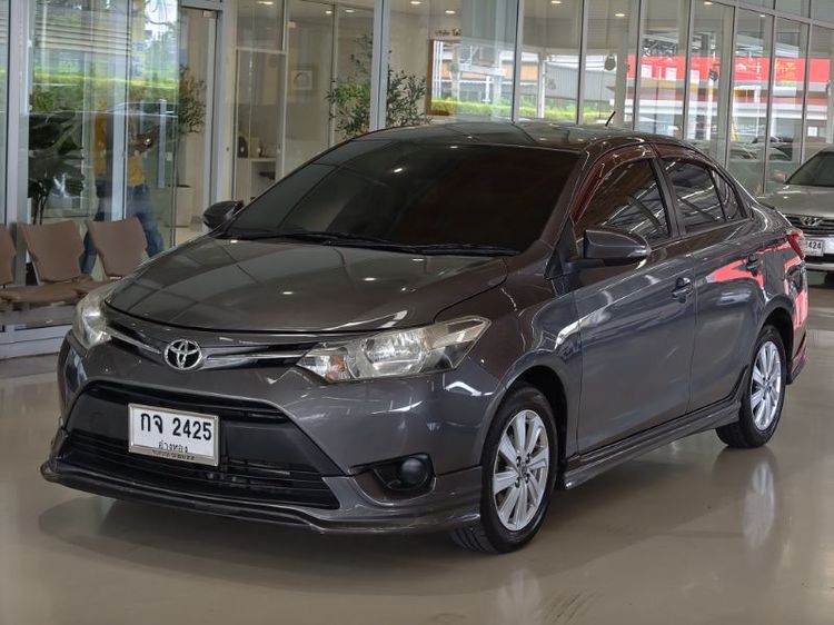 Toyota Vios 2015 1.5 E Sedan เบนซิน ไม่ติดแก๊ส เกียร์อัตโนมัติ เทา รูปที่ 3