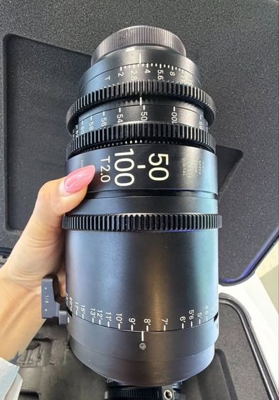 เลนส์ Cinema ระดับมืออาชีพ Sigma 50-100mm T2 High Speed Zoom เหมาะสําหรับงานภาพยนตร์ โฆษณา MV รูปที่ 2