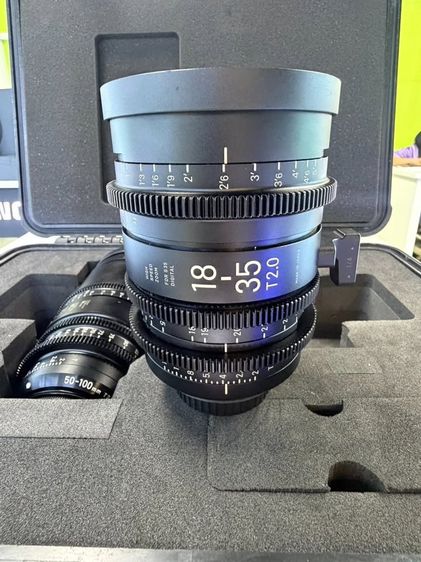 ยกชุดเลนส์Cinemaระดับมืออาชีพ Sigma High Speed Zoom ครบตั้งแต่ 18-100mmเหมาะสําหรับงานภาพ รูปที่ 5