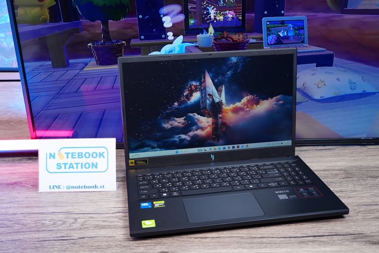 Acer Nitro V15 i5-13420H RTX5050(8GB) RAM16 SSD512GB จอ15.6 FHD 165Hz สเปคเกมมิ่ง ดีไซน์เรียบหรู อุปกรณ์แท้ครบกล่องพร้อมประกันศูนย์2028 ขายเ รูปที่ 4