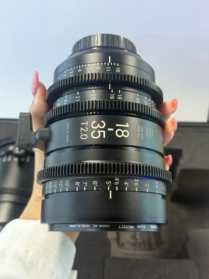 อื่นๆ อื่นๆ เลนส์ Cinema ระดับโปร Sigma 18-35mm T2 High Speed Zoom ช่วงยอดนิยมสําหรับงานภาพยนตร์ โฆษณา MV