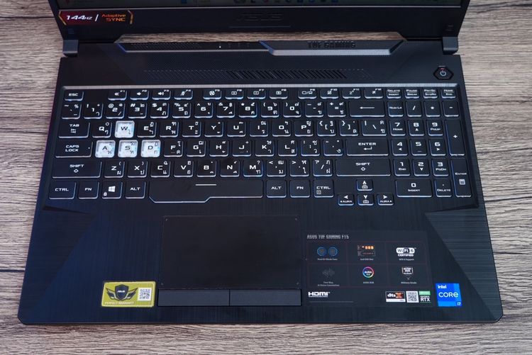 Asus TUF Gaming Dash F15 i7-11600H RTX3050(4GB) Ram16 SSD512 จอ15.6 FHD 144Hz รูปที่ 5