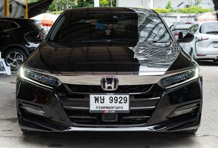 Honda Accord 2021 2.0 Hybrid Sedan ไฮบริด เกียร์อัตโนมัติ ดำ รูปที่ 2