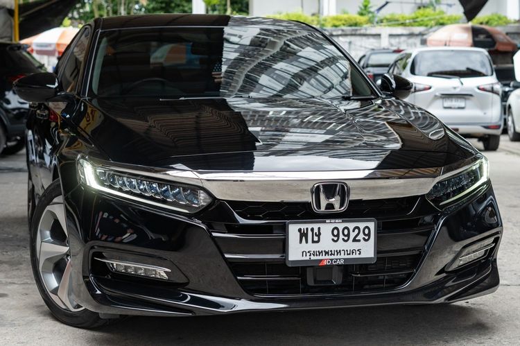 Honda Accord 2021 2.0 Hybrid Sedan ไฮบริด เกียร์อัตโนมัติ ดำ รูปที่ 3