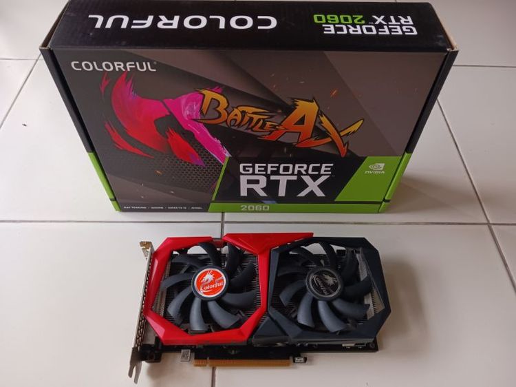 ขายการ์ดจอ COLORFUL RTX2060 6GB SN : 02005007NMY00R7