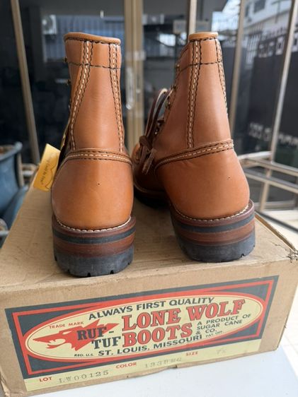 ขายรองเท้าบูท Lone Wolf รุ่น Logger สี Natural เบอร์ 7.5 รูปที่ 6