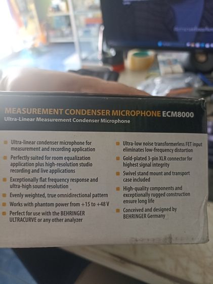 ไมค์วัดเสียง Behringer ECM8000 รูปที่ 3