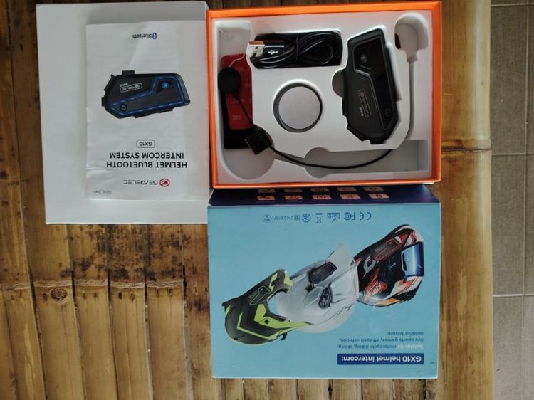 หูฟังบลูทูธ​หมวกกัน​น็อค​ gearelec​ gx10