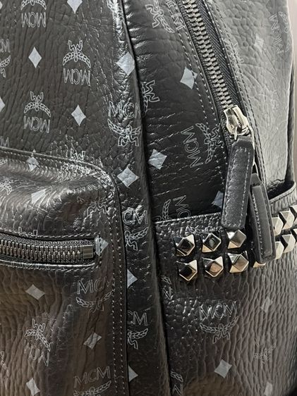 MCM Stark Visetos Backpack Black 🖤 รูปที่ 3