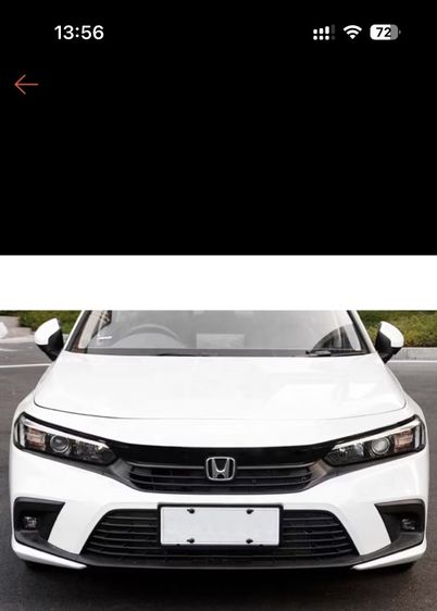 คิ้วฝากระโปรงหน้า civic fe 2021-2024 รูปที่ 4