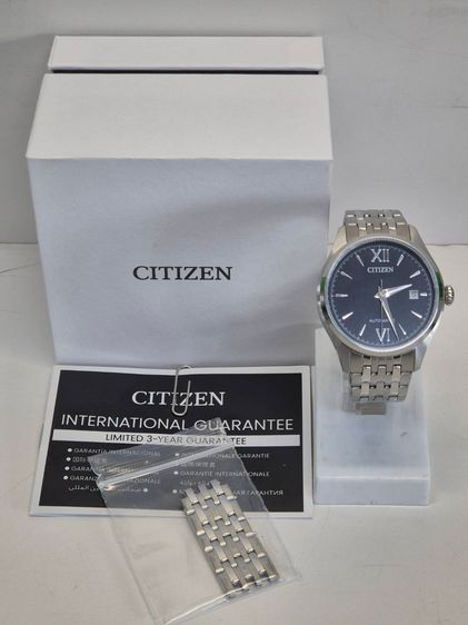 ดำ Citizen Automatic NJ0100-89E หน้าดํา ฟูลเซ็ต กล่องครบ