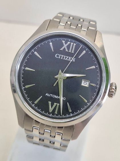 Citizen Automatic NJ0100-89E หน้าดํา ฟูลเซ็ต กล่องครบ รูปที่ 8