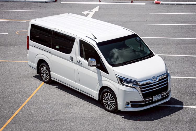 Toyota Majesty 2020 2.8 Premium Van ดีเซล ไม่ติดแก๊ส เกียร์อัตโนมัติ ขาว รูปที่ 3
