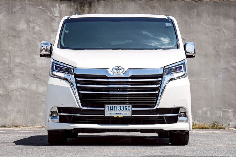 Toyota Majesty 2020 2.8 Premium Van ดีเซล ไม่ติดแก๊ส เกียร์อัตโนมัติ ขาว รูปที่ 2