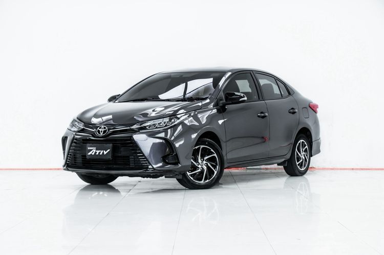 Toyota Yaris ATIV 2021 1.2 Sport Sedan เบนซิน ไม่ติดแก๊ส เกียร์อัตโนมัติ เทา