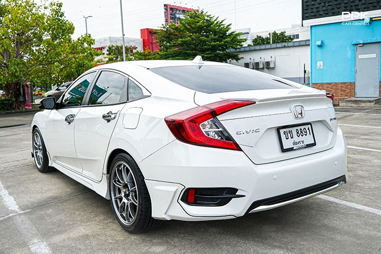 Honda Civic 2021 1.8 EL i-VTEC Sedan เบนซิน ไม่ติดแก๊ส เกียร์อัตโนมัติ ขาว รูปที่ 4