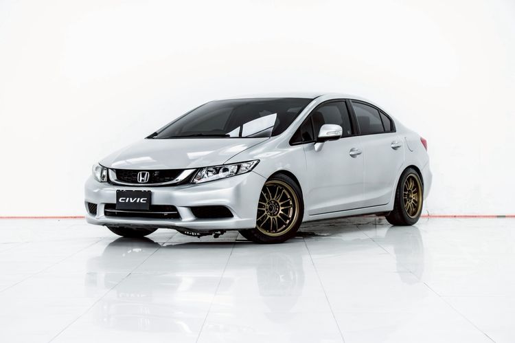 Honda Civic 2014 1.8 S i-VTEC Sedan เบนซิน ไม่ติดแก๊ส เกียร์อัตโนมัติ เทา