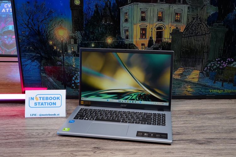 Acer Aspire Go 15 i3-N305 Ram8 SSD512 หน้าจอ15.6 FHD ตัวเครื่องดีไซน์สวยดูทันสมัย สเปคดี ทำงานเก่ง เครื่องพร้อมใช้งาน ขายเพียง 8,890.- รูปที่ 3