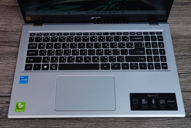 Acer Aspire Go 15 i3-N305 Ram8 SSD512 หน้าจอ15.6 FHD ตัวเครื่องดีไซน์สวยดูทันสมัย สเปคดี ทำงานเก่ง เครื่องพร้อมใช้งาน ขายเพียง 8,890.- รูปที่ 5