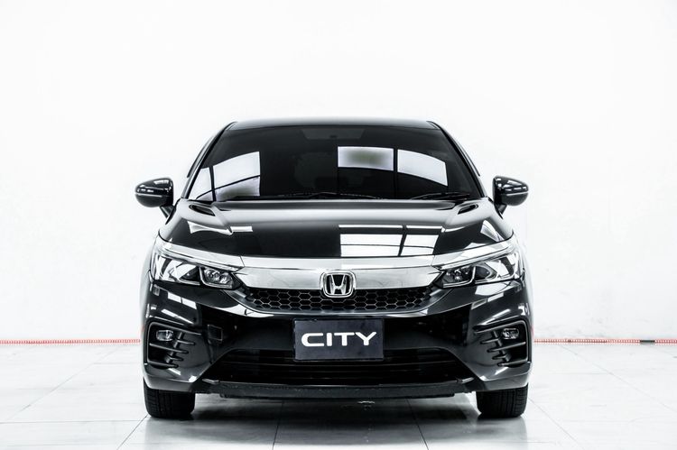 Honda City 2021 1.0 SV Sedan เบนซิน ไม่ติดแก๊ส เกียร์อัตโนมัติ ดำ รูปที่ 4