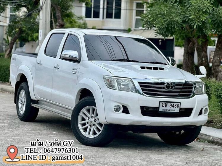 Toyota Hilux Vigo Champ 2012 Double Cab 3.0 G Prerunner 50thAnniversary Pickup ดีเซล เกียร์อัตโนมัติ ขาว