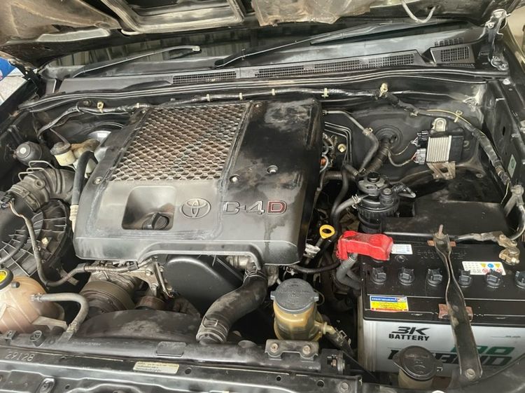 Toyota Hilux Vigo 2006 3.0 G Prerunner Pickup ดีเซล ไม่ติดแก๊ส เกียร์ธรรมดา ดำ รูปที่ 3