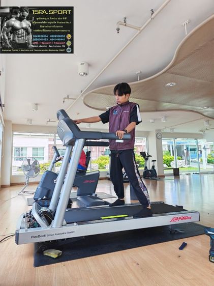 ช่างเปลี่นนสายพาน​ ซ่อมโรลเลอร์​ลู่วิ่งไฟฟ้า​Life​fitness​ ​ช่างซ่อมลู่วิ่งไฟฟ้าเจริญนคร ซ่อมได้ทุกรุ่น​ ทุกยี่ห้อ​ ทุกอาการบริการถึงบ้านท่านทั่วไทย รูปที่ 9