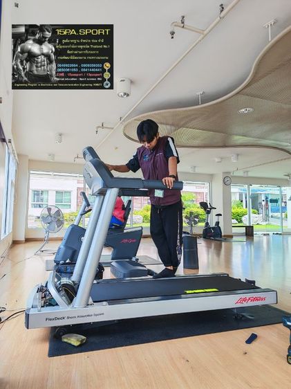 ช่างเปลี่นนสายพาน​ ซ่อมโรลเลอร์​ลู่วิ่งไฟฟ้า​Life​fitness​ ​ช่างซ่อมลู่วิ่งไฟฟ้าเจริญนคร ซ่อมได้ทุกรุ่น​ ทุกยี่ห้อ​ ทุกอาการบริการถึงบ้านท่านทั่วไทย รูปที่ 13