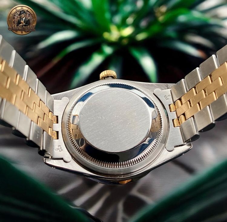 Rolex Datejust 16233 Original Arabic Tile White Dial Automatic Cal.3135 Swiss Jubille 18k&Steel รูปที่ 9