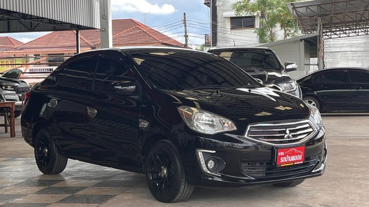 Mitsubishi Attrage 2019 1.2 GLX Sedan เบนซิน ไม่ติดแก๊ส เกียร์อัตโนมัติ ดำ รูปที่ 3