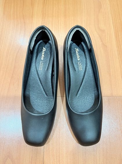 รองเท้าส้นสูง หนังสังเคราะห์ UK 4 | EU 36 2/3 | US 5.5 อื่นๆ (มือ 2) รองเท้าคัชชูส้นสูง Bata สีดำ ✨