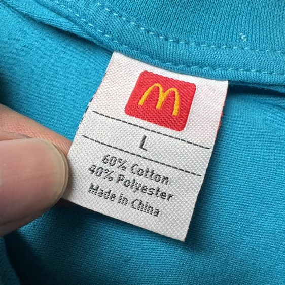 เสื้อยืด McDonald's Size L รูปที่ 5