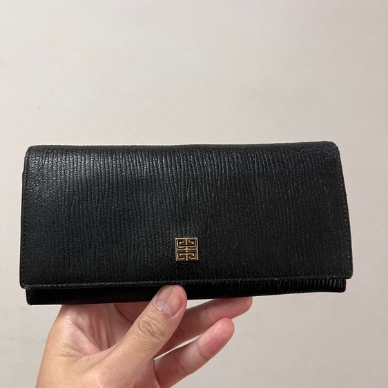 ไม่ระบุ ดำ หนังแท้ อื่นๆ GIVENCHY LONG WALLET MADE IN SPAIN🇪🇸