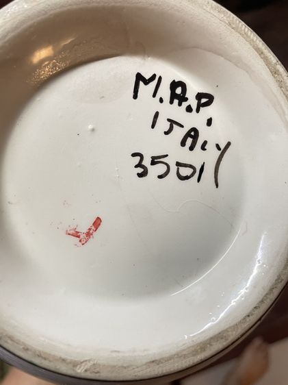 แจกันพอซเลนmade in Italy รูปที่ 4