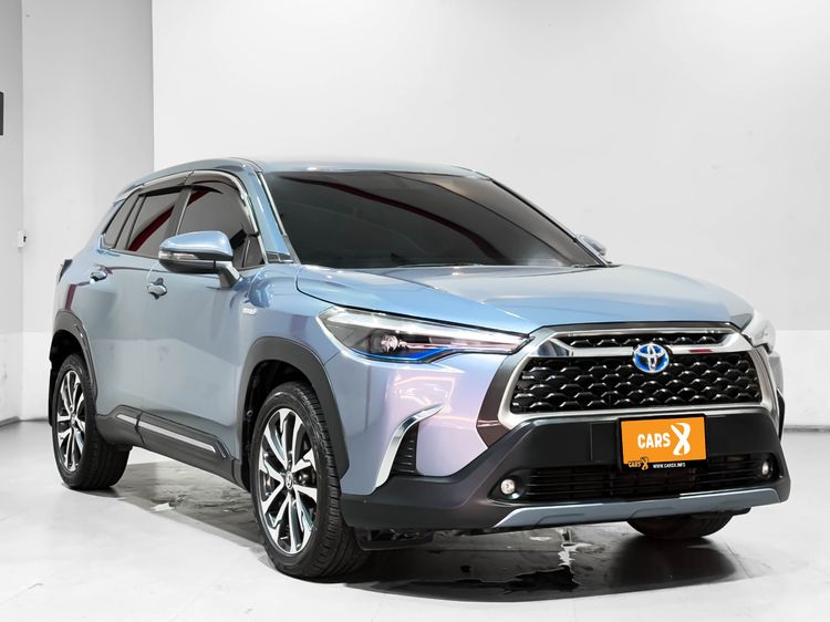 รถ Toyota Corolla Cross 1.8 Hybrid Premium สี เทา