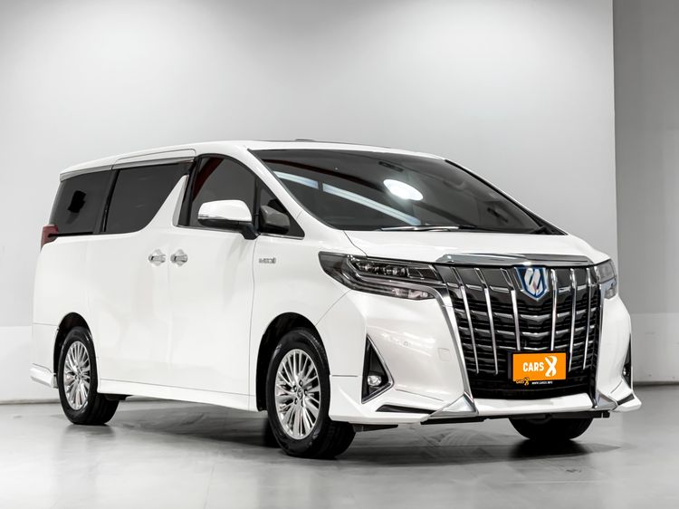 รถ Toyota Alphard 2.5 HV 4WD สี ขาว