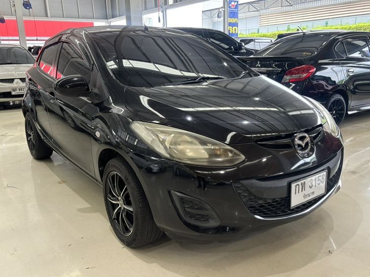 Mazda Mazda 2 2011 1.5 Sports Groove Sedan เบนซิน ไม่ติดแก๊ส เกียร์อัตโนมัติ ดำ