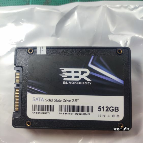ขาย SSD 512 GB Blackberry BBR512GST1 มือสอง ประสิทธิภาพเหมือนใหม่ (กรุณาอ่านเงื่อนไขก่อนซื้อ) รูปที่ 2